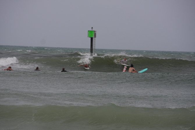 West Central Florida Gulf Surf Report Photography. Featuring photographs from standout surfing spots along the Gulf Coast. Photo taken and posted on June 08 2020, 21:09
