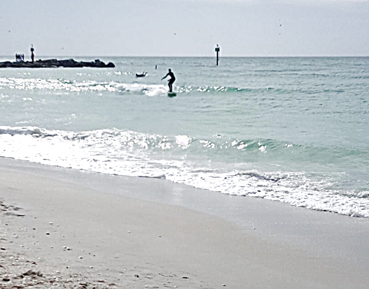 Florida surf report photo taken and posted on January 19 2020, 13:00 West Central Florida Gulf Surf Report Photography. Featuring photographs from standout surfing spots along the Gulf Coast. Photo taken and posted on January 19 2020, 13:00