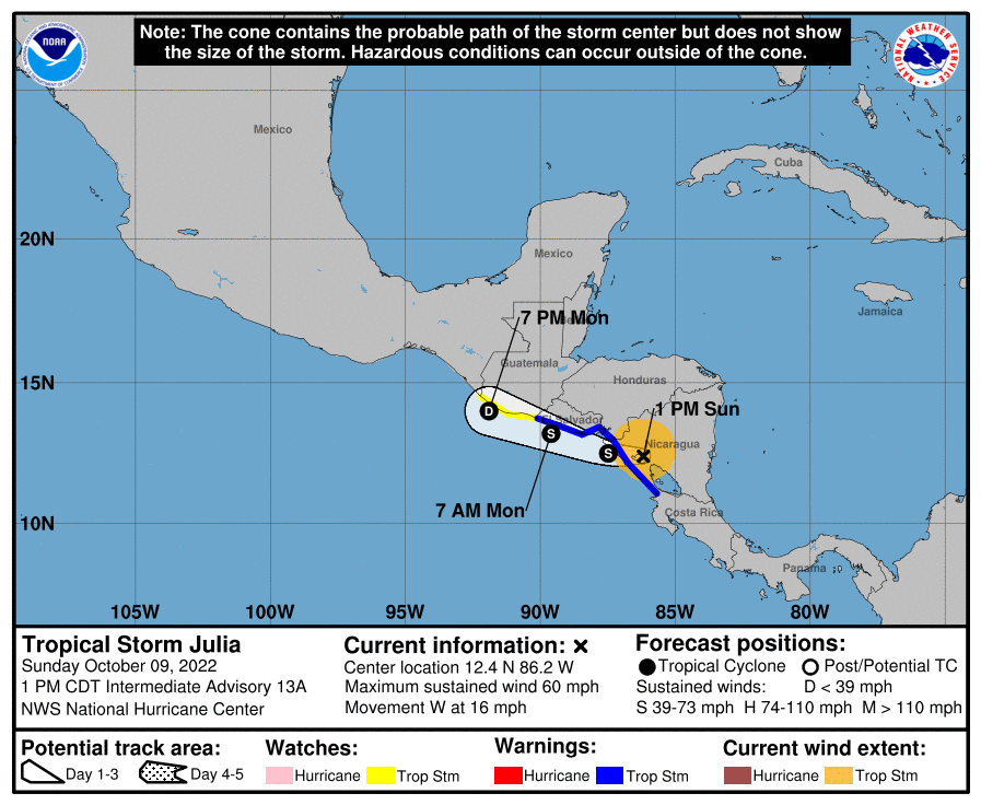 Tropical Update image of cone